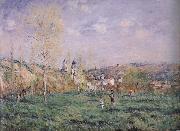 Claude Monet Springtime in Vetheuil Spain oil painting artist
